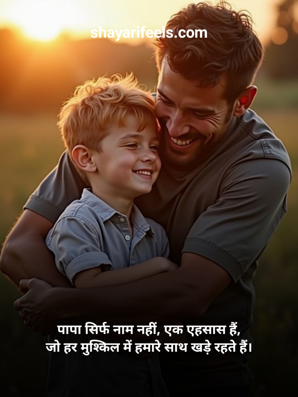 Papa Shayari In Hindi Text