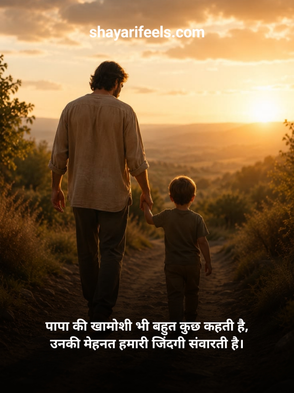 Papa Shayari In Hindi 2 Line