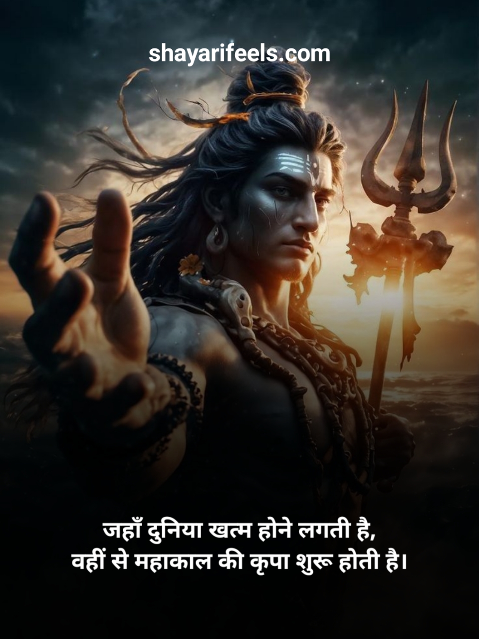 Mahakal Shayari In Hindi Text