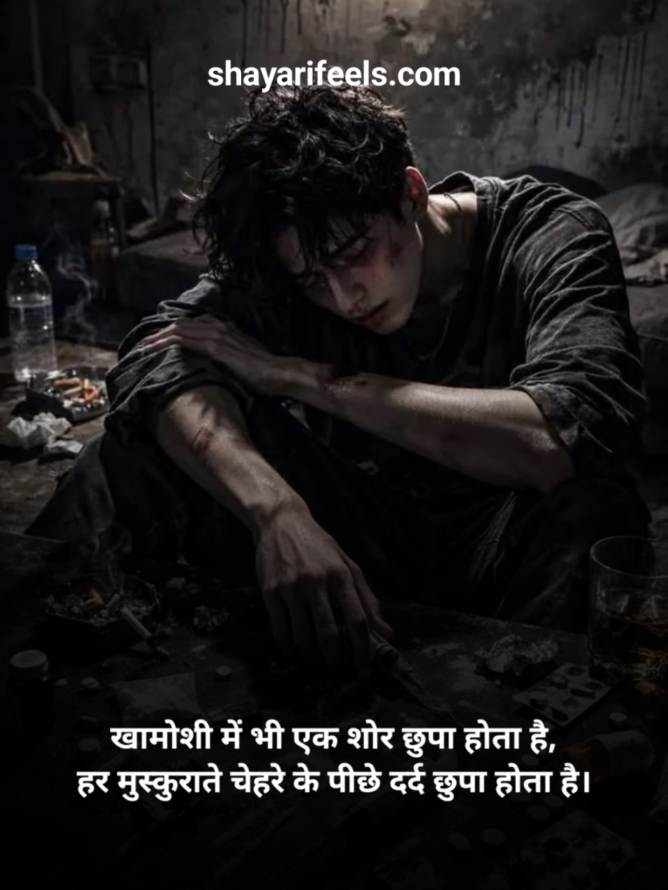 Dard Bhari Shayari In Hindi Text