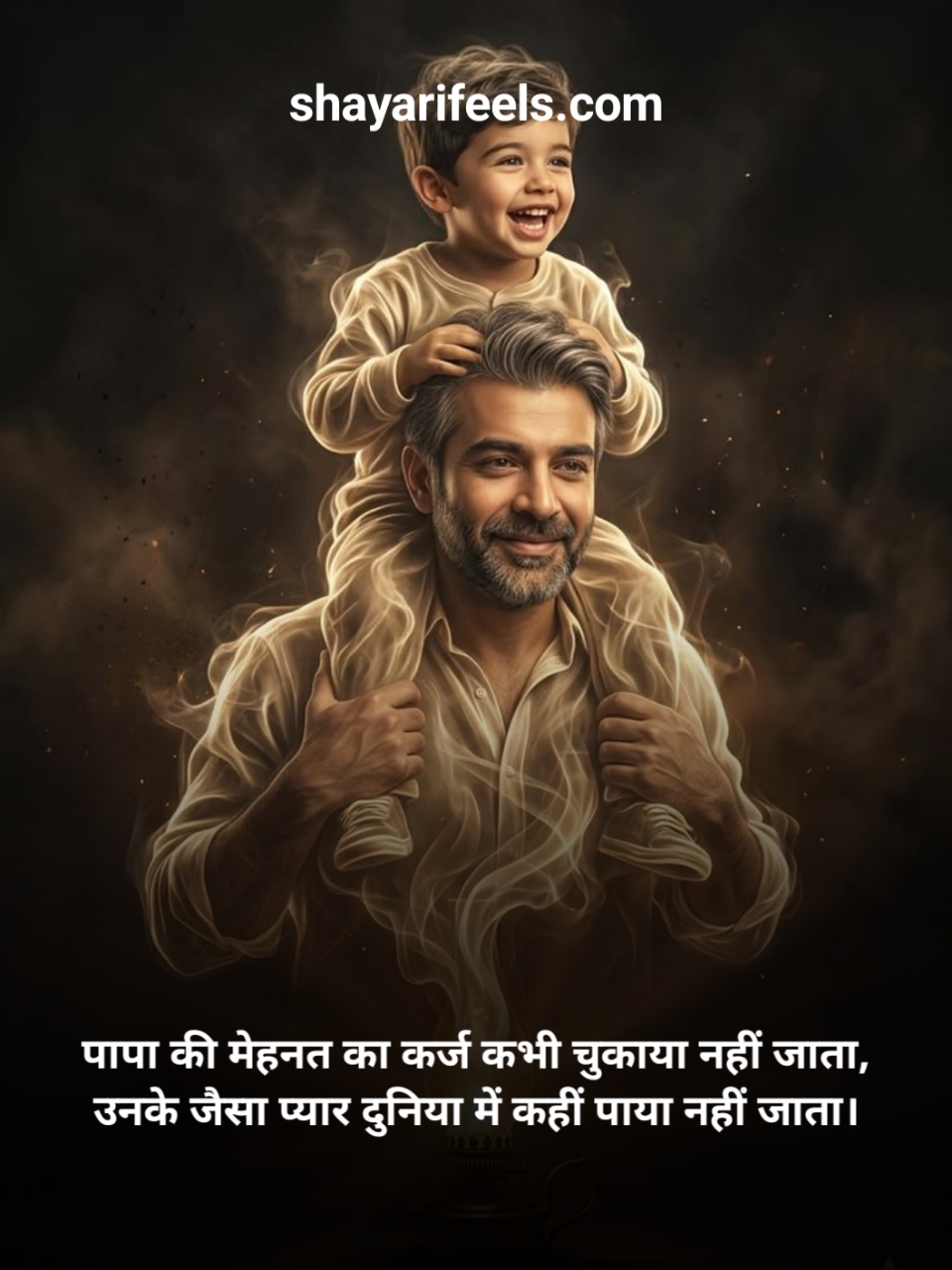 Papa Shayari In Hindi 2 Line