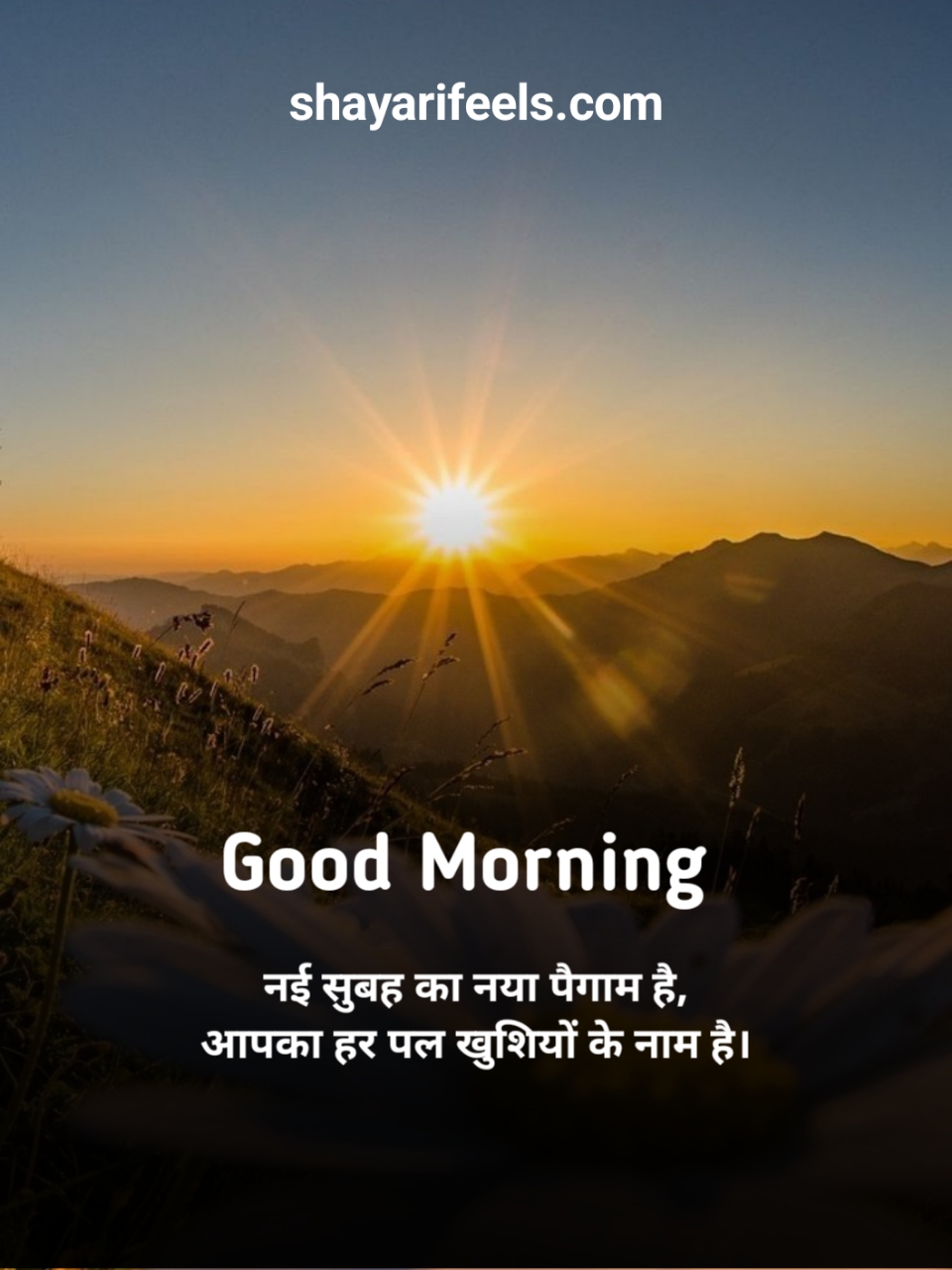 2 Line Good Morning Shayari In Hindi