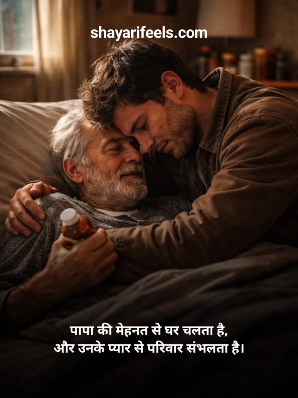 Papa Shayari In Hindi Text